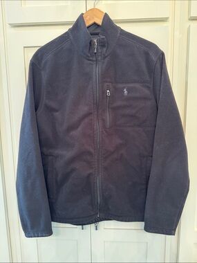 POLO by Ralph Lauren Black Full-Zip Performance Fleece Jacket